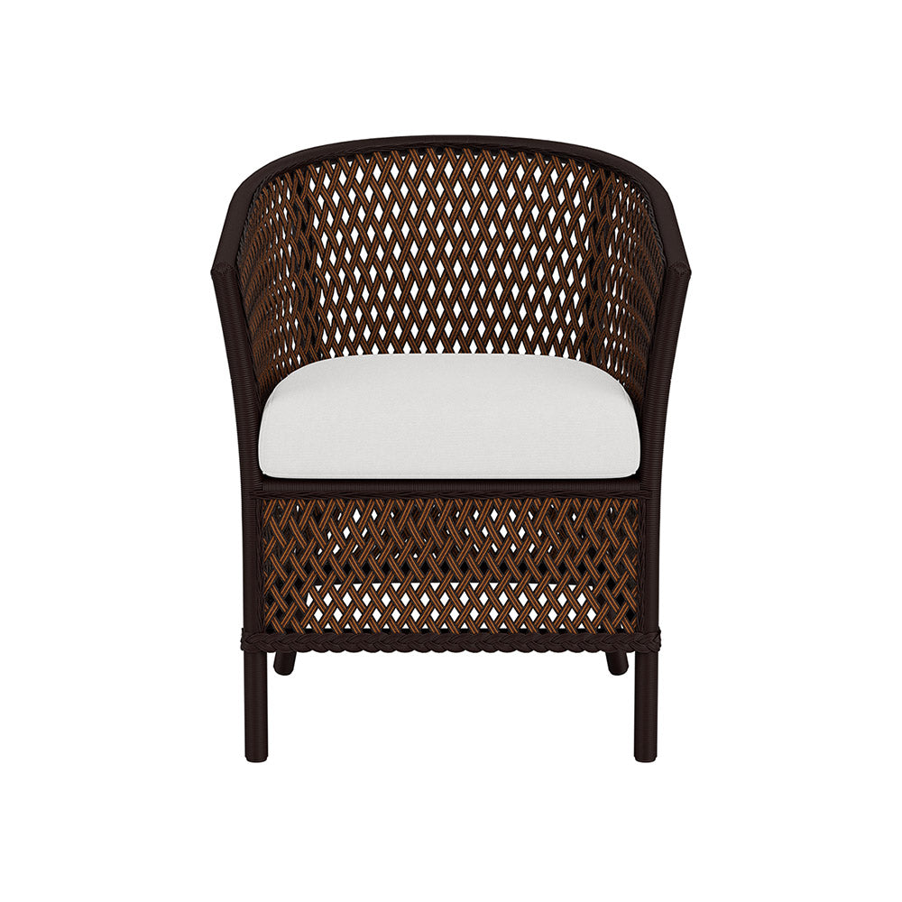 Lloyd Flanders Grand Traverse Barrel Dining Chair, lifestyle photo 2