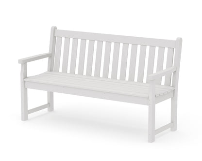 POLYWOOD Traditional Garden 60" Bench in Vintage White