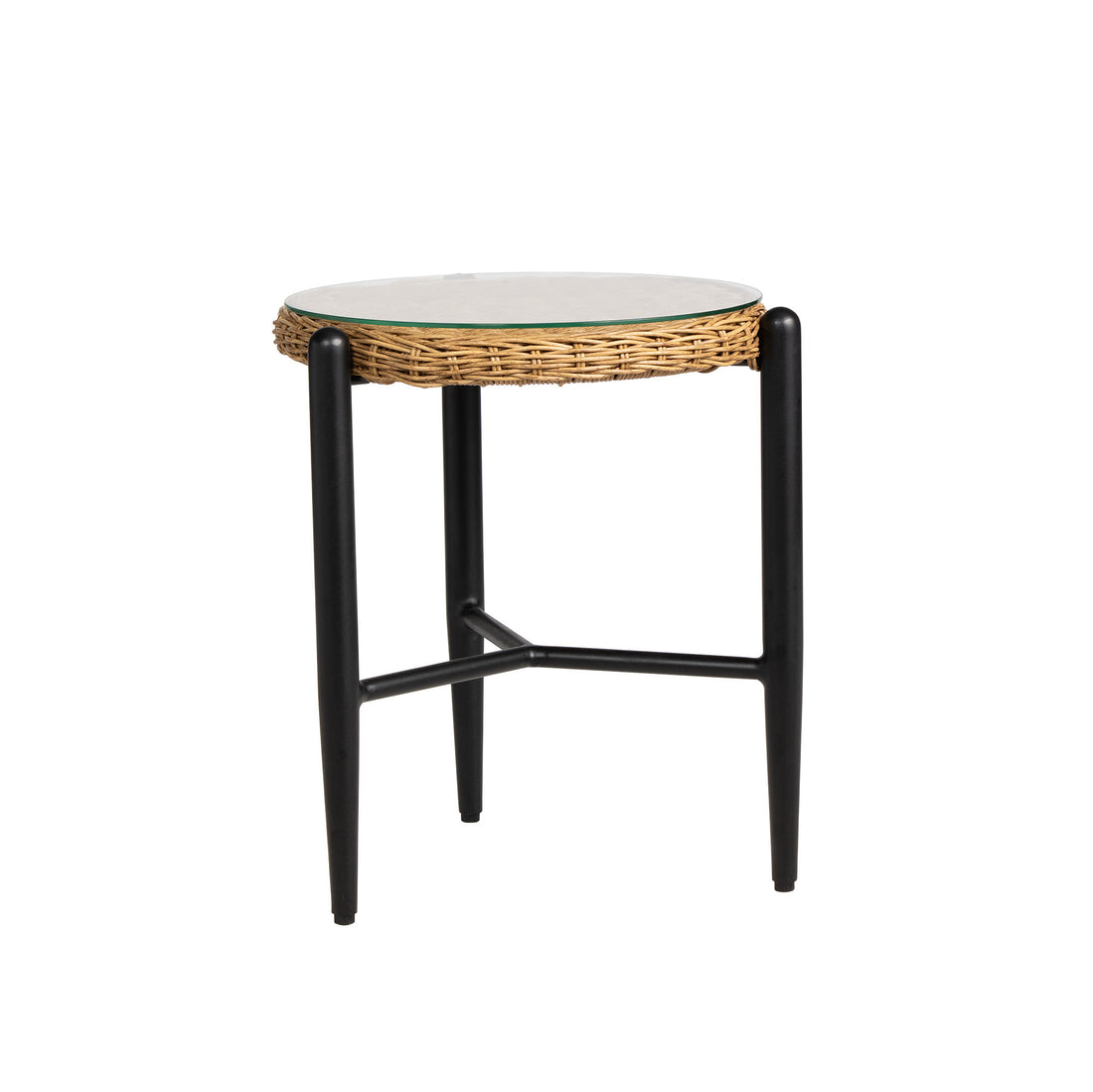 Lloyd Flanders Galloway 19" Round End Table, lifestyle photo 1