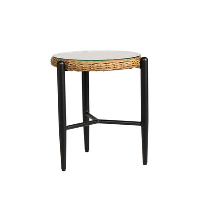 Lloyd Flanders Galloway 19" Round End Table, lifestyle photo 1
