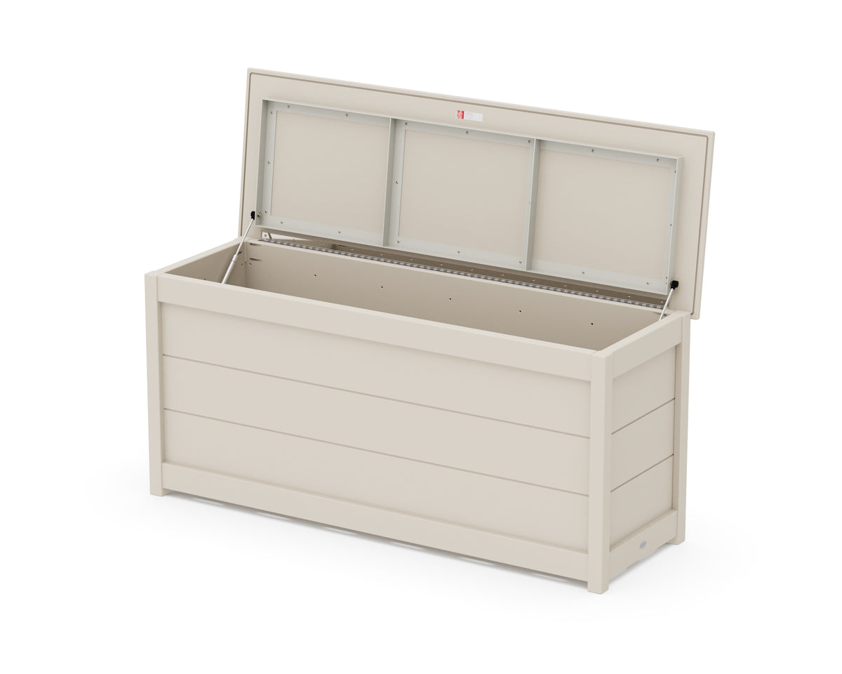 POLYWOOD 68" Storage Box Table in Sand