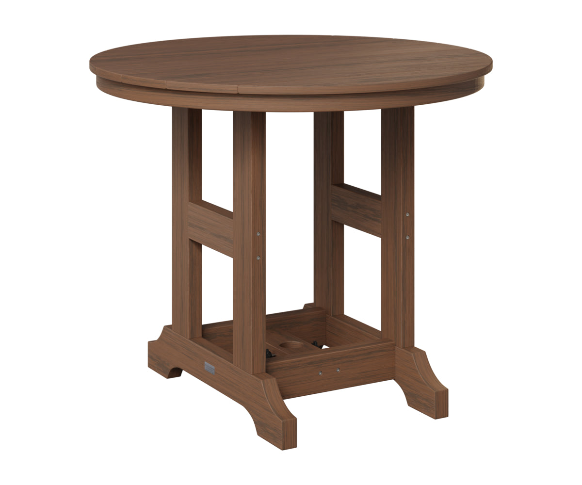 Berlin Gardens Garden Classic 38" Round Table in Brazilian Walnut