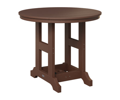 Berlin Gardens Garden Classic 38" Round Table in Chocolate Brown