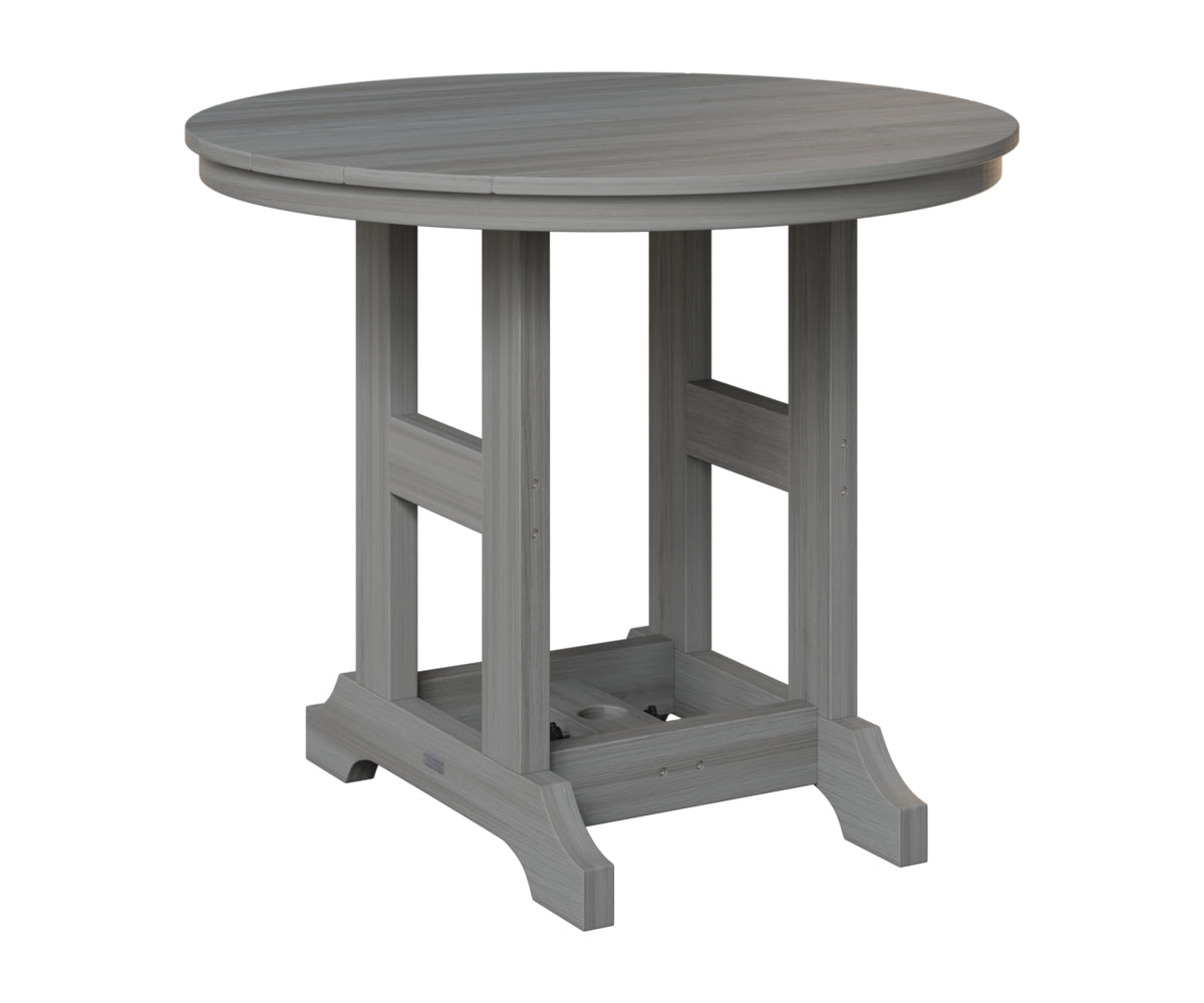Berlin Gardens Garden Classic 38" Round Table in Driftwood Gray