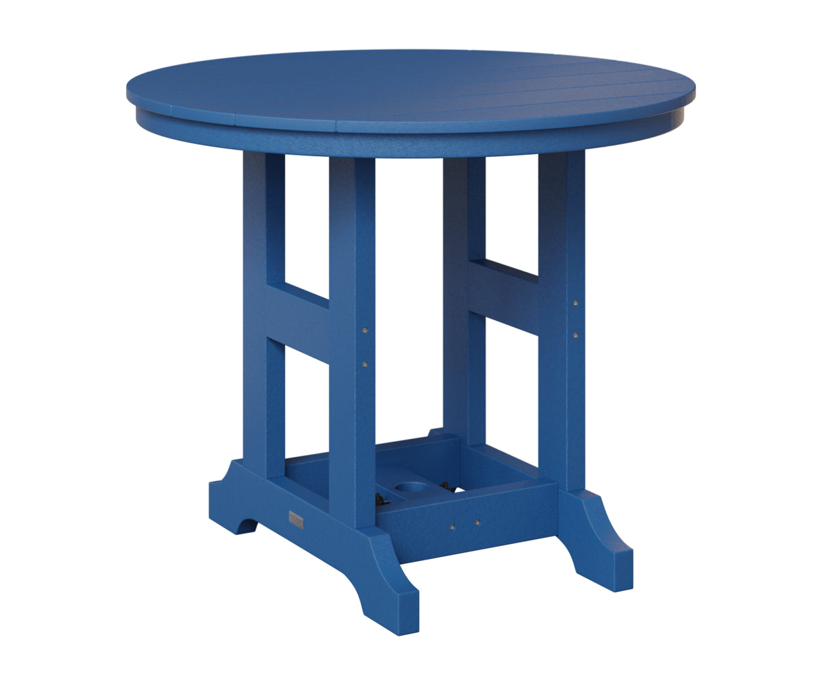 Berlin Gardens Garden Classic 38" Round Table in Pacific Blue