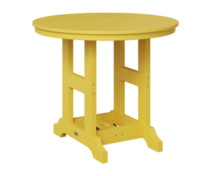 Berlin Gardens Garden Classic 38" Round Table in Sunburst Yellow