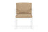 Lloyd Flanders Summit Dining Set in White with Hayden Sand fabric