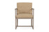 Lloyd Flanders Summit Dining Armchair in French Beige with Hayden Sand fabric