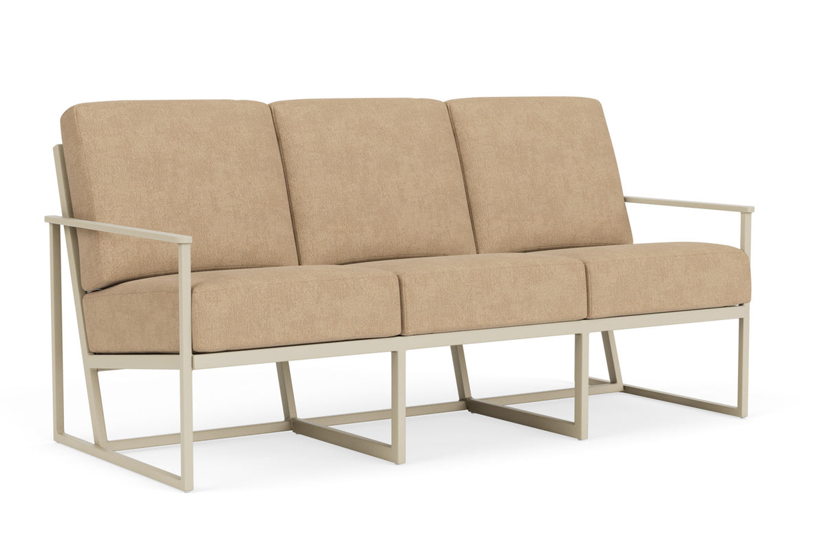 Lloyd Flanders Summit Sofa in Linen with Hayden Sand fabric, view 2