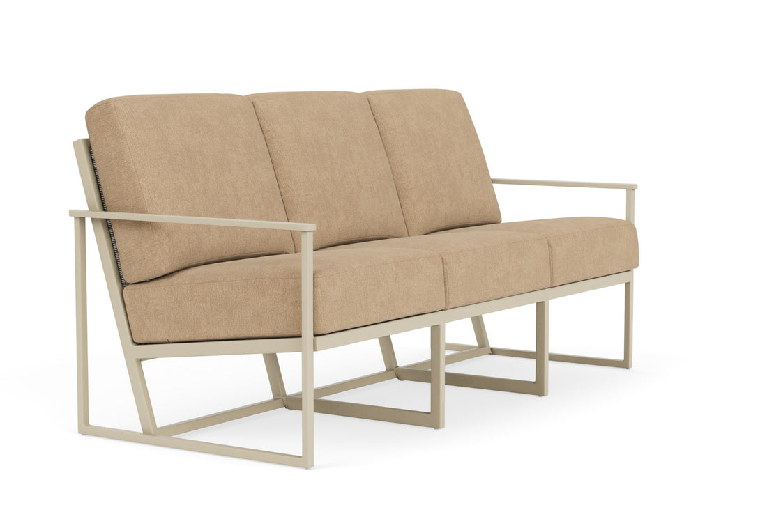 Lloyd Flanders Summit Living Room Set in Linen with Hayden Sand fabric, view 3