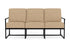 Lloyd Flanders Summit Sofa in Ebony with Hayden Sand fabric