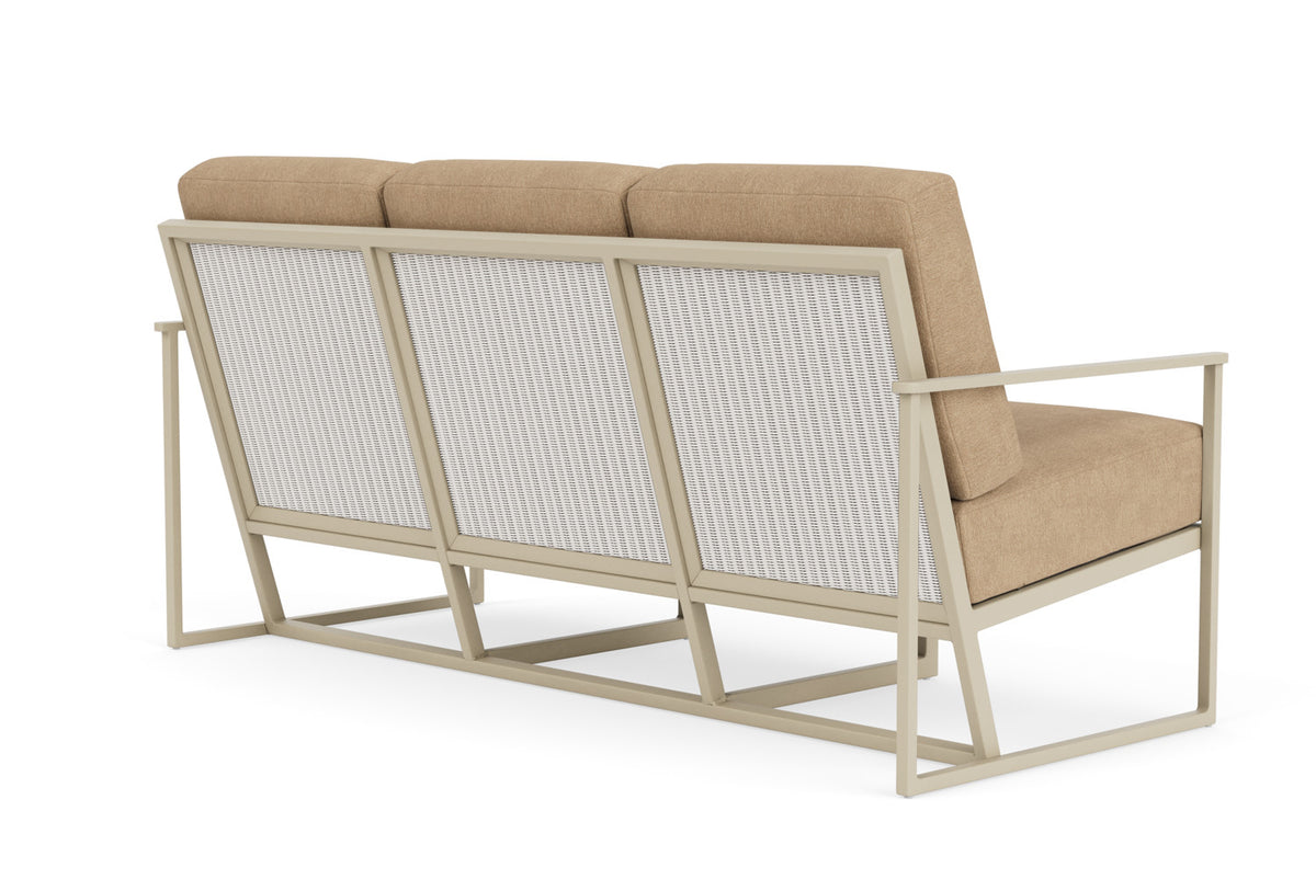 Lloyd Flanders Summit Sofa in Linen with Hayden Sand fabric, view 6