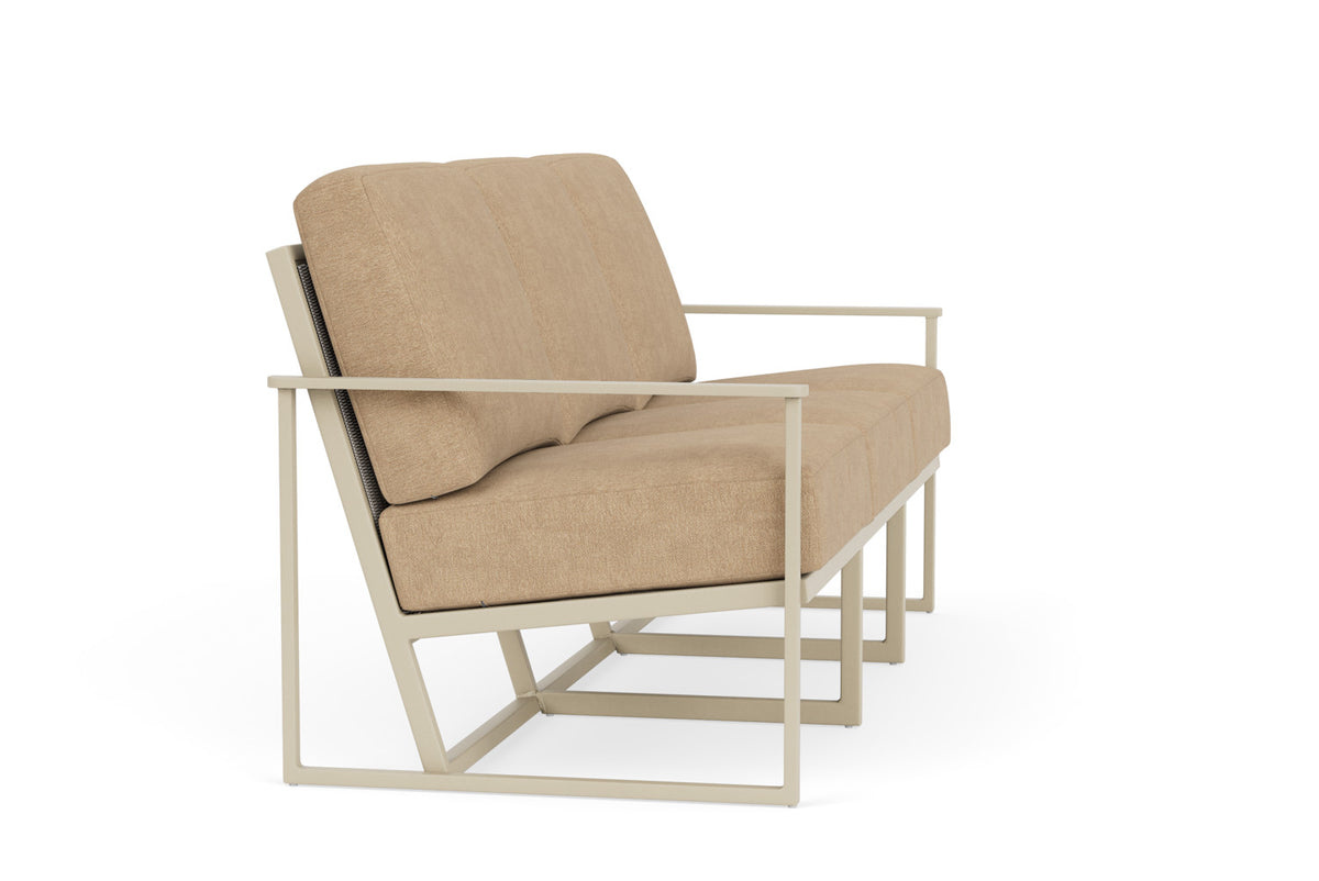 Lloyd Flanders Summit Sofa in Linen with Hayden Sand fabric, view 4