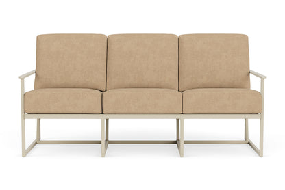 Lloyd Flanders Summit Sofa in Linen with Hayden Sand fabric