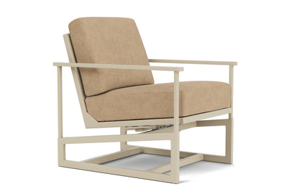 Lloyd Flanders Summit Spring Rocker in Linen with Hayden Sand fabric, view 3