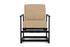 Lloyd Flanders Summit Spring Rocker in Ebony with Hayden Sand fabric