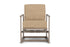 Lloyd Flanders Summit Spring Rocker in French Beige with Hayden Sand fabric