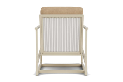Lloyd Flanders Summit Spring Rocker in Linen with Hayden Sand fabric, view 7