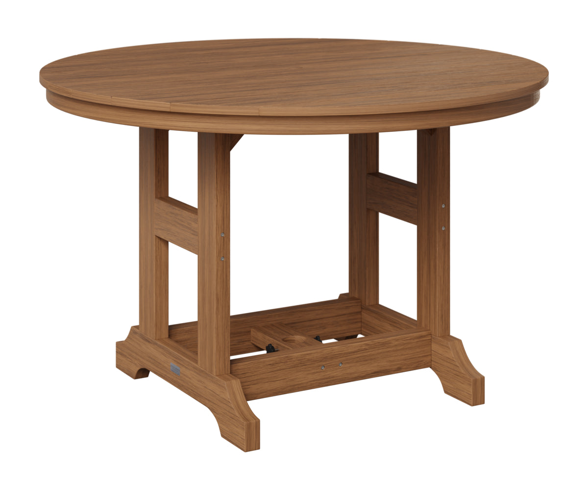 Berlin Gardens Garden Classic 48" Round Table in Antique Mahogany