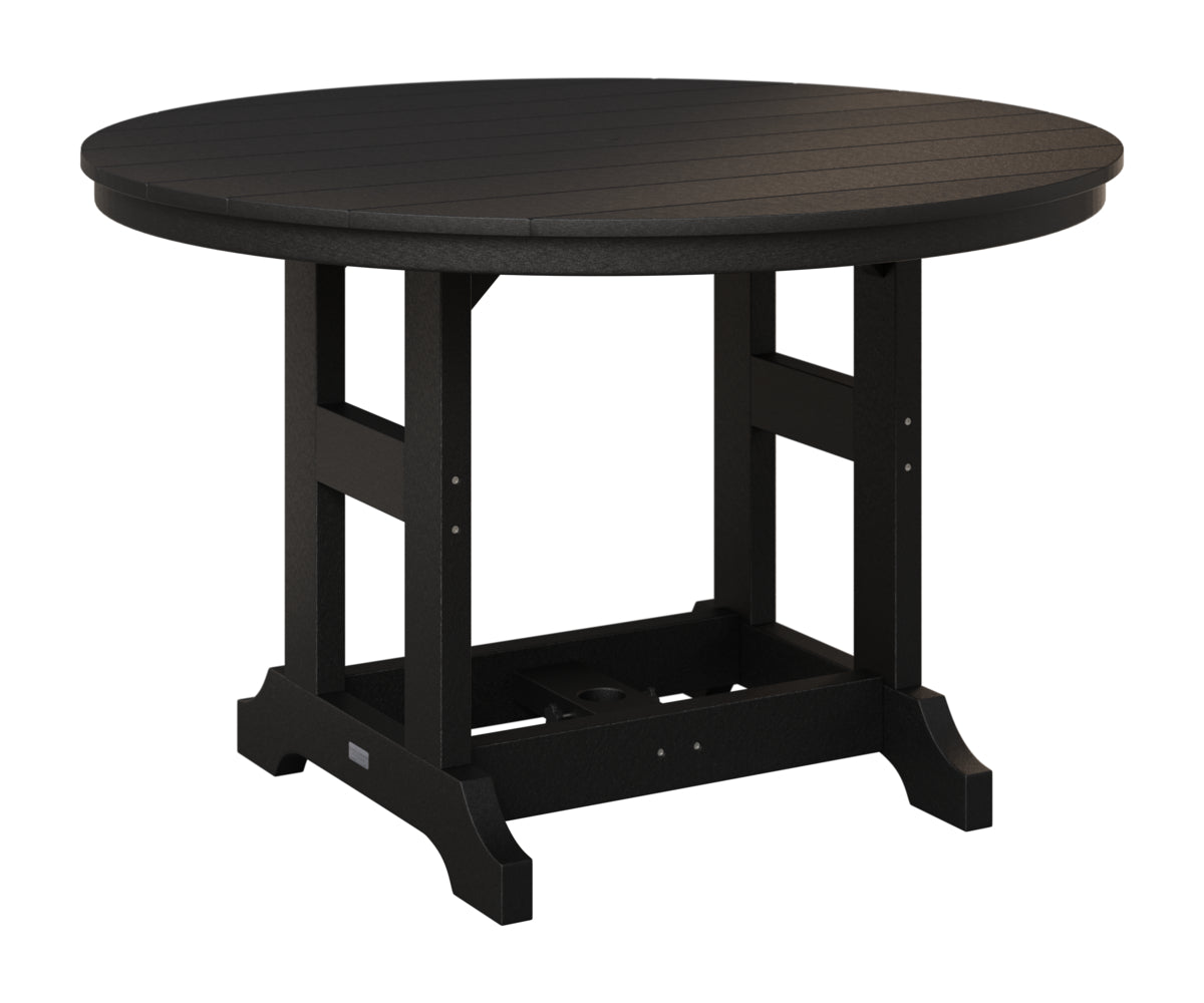 Berlin Gardens Garden Classic 48" Round Table in Black
