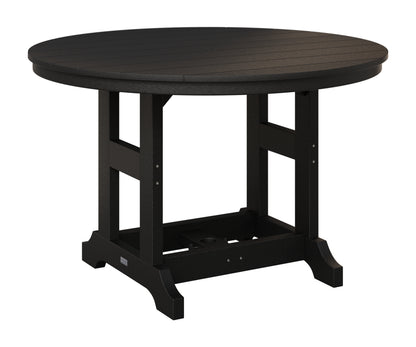 Berlin Gardens Garden Classic 48" Round Table in Black