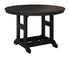 Berlin Gardens Garden Classic 48" Round Table in Black