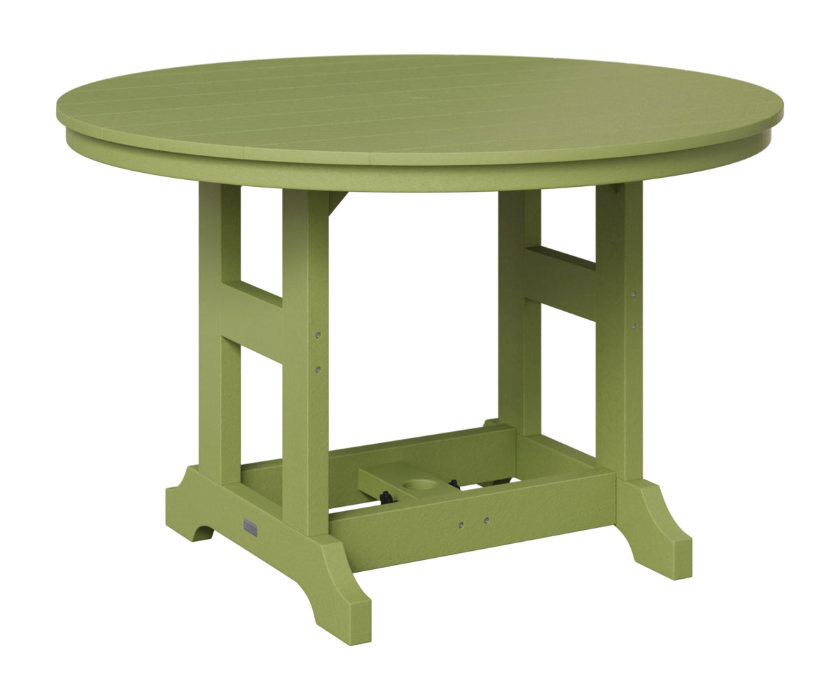 Berlin Gardens Garden Classic 48" Round Table in Kiwi Green