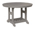 Berlin Gardens Garden Classic 48" Round Table in Light Gray