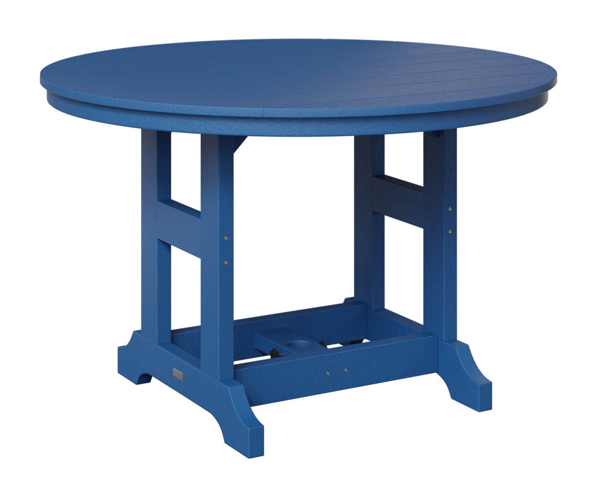 Berlin Gardens Garden Classic 48" Round Table in Pacific Blue