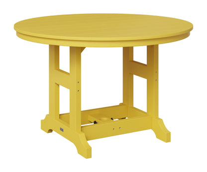 Berlin Gardens Garden Classic 48" Round Table in Sunburst Yellow