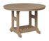 Berlin Gardens Garden Classic 48" Round Table in Weatherwood