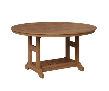 Berlin Gardens Garden Classic 60" Round Table in Antique Mahogany