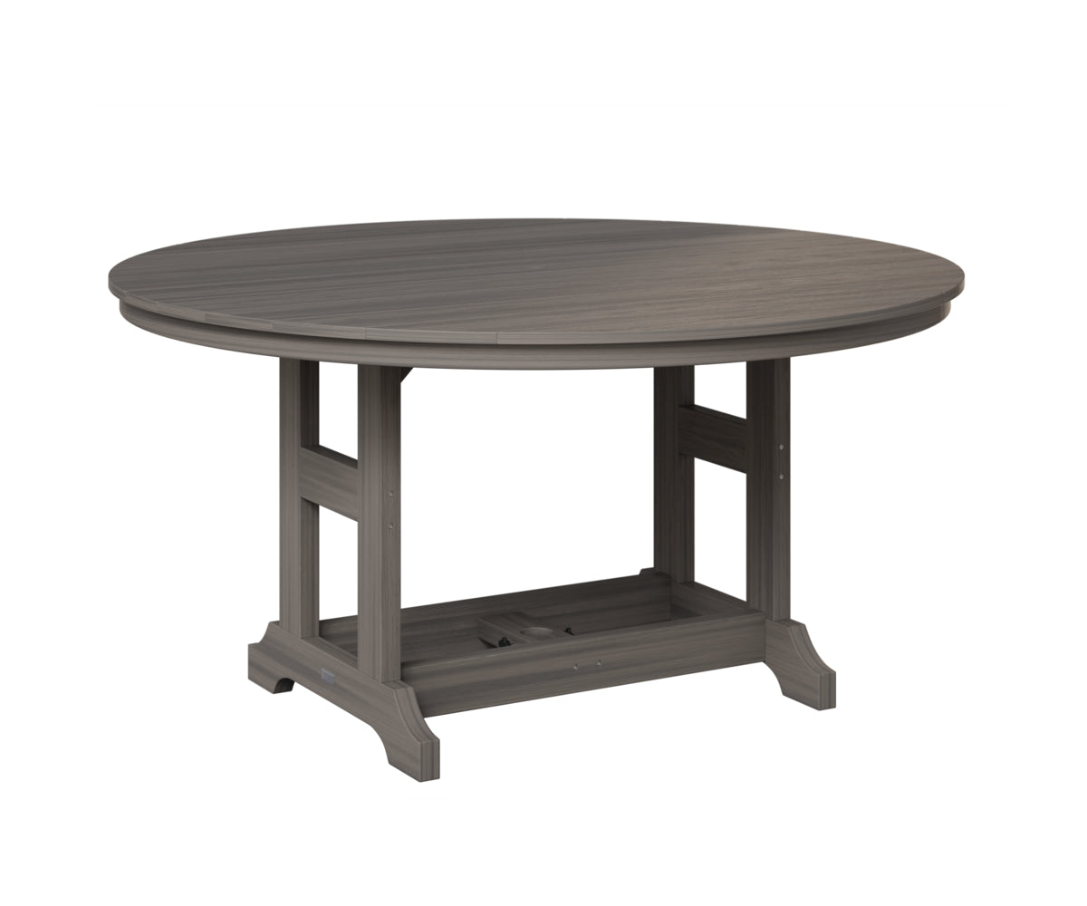 Berlin Gardens Garden Classic 60" Round Table in Coastal Gray