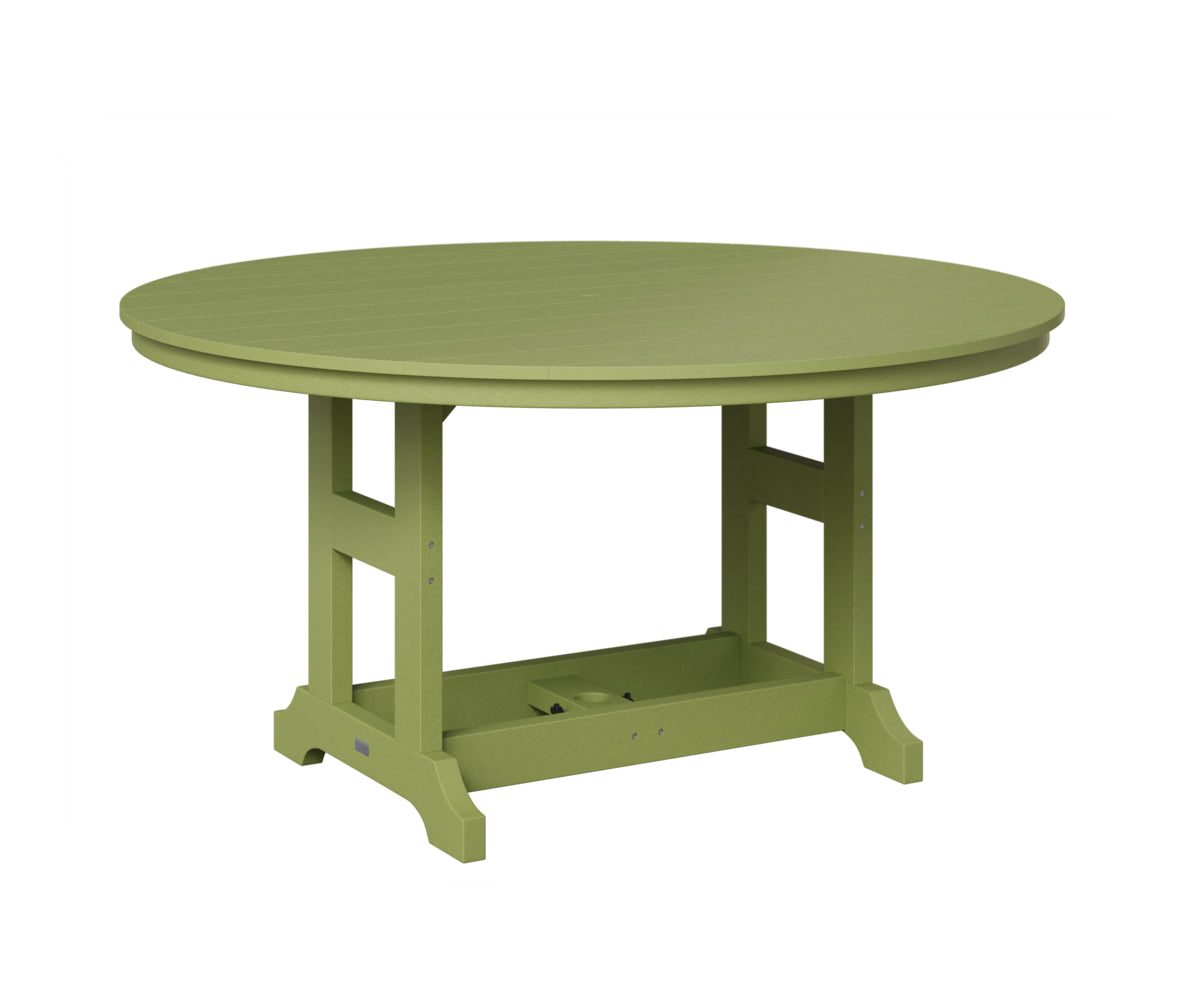Berlin Gardens Garden Classic 60" Round Table in Kiwi Green