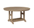 Berlin Gardens Garden Classic 60" Round Table in Weatherwood