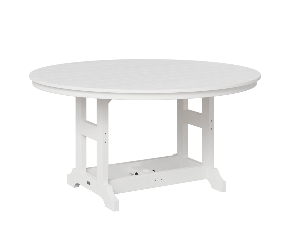 Berlin Gardens Garden Classic 60" Round Table in White