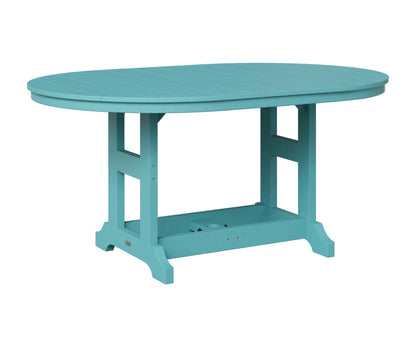 Berlin Gardens Garden Classic 44" x 64" Oblong Table in Aruba Blue
