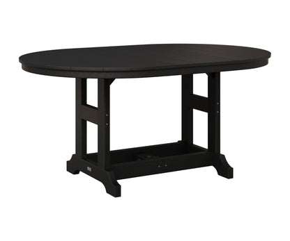 Berlin Gardens Garden Classic 44" x 64" Oblong Table in Black