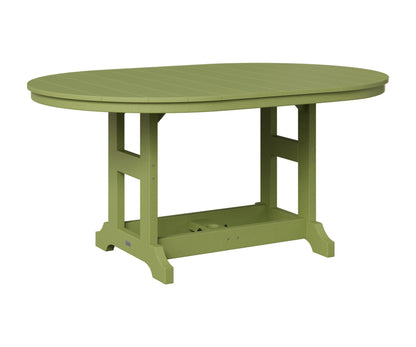 Berlin Gardens Garden Classic 44" x 64" Oblong Table in Kiwi Green