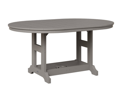 Berlin Gardens Garden Classic 44" x 64" Oblong Table in Light Gray