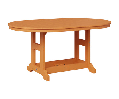 Berlin Gardens Garden Classic 44" x 64" Oblong Table in Mango Orange