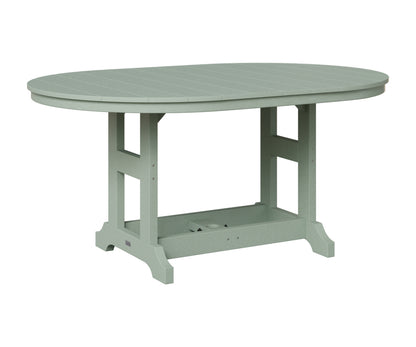Berlin Gardens Garden Classic 44" x 64" Oblong Table in Sea Foam