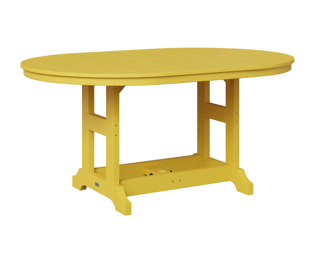 Berlin Gardens Garden Classic 44" x 64" Oblong Table in Sunburst Yellow
