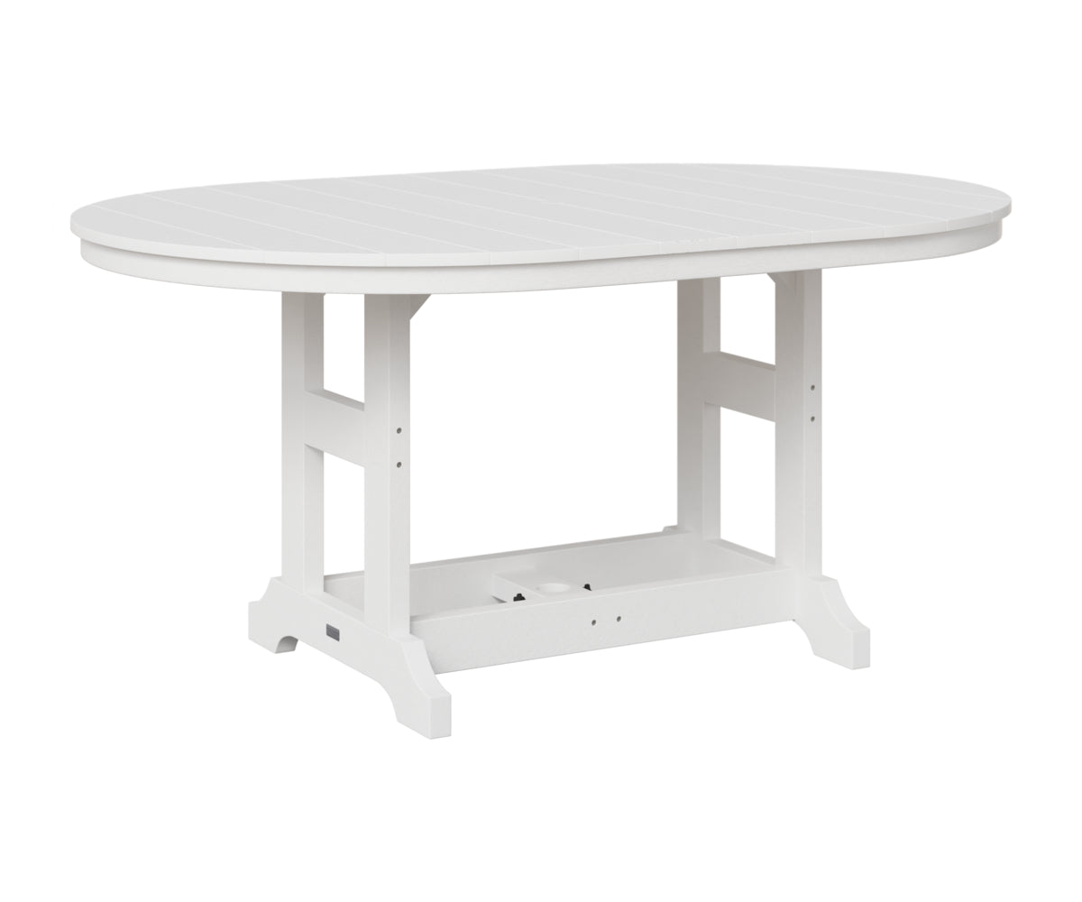Berlin Gardens Garden Classic 44" x 64" Oblong Table in White