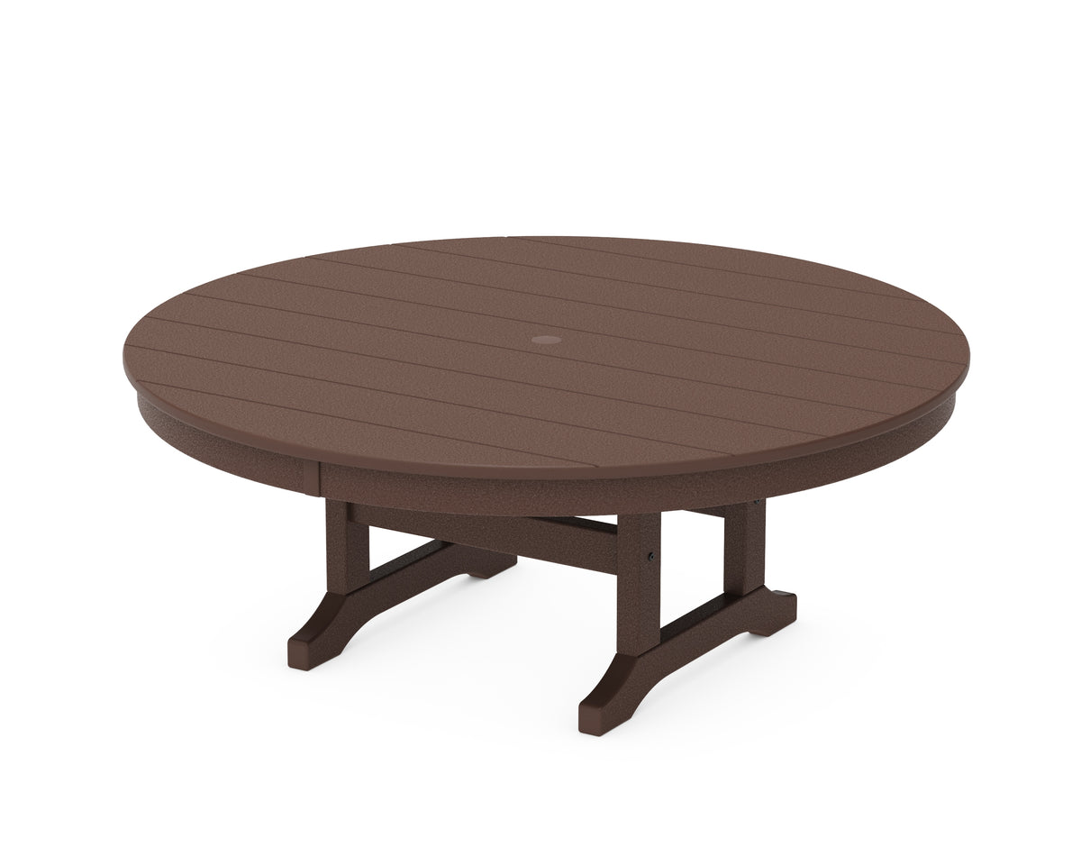 POLYWOOD Round 48" Conversation Table in Mahogany