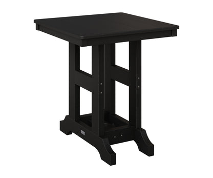 Berlin Gardens Garden Classic 28" Square Table in Black