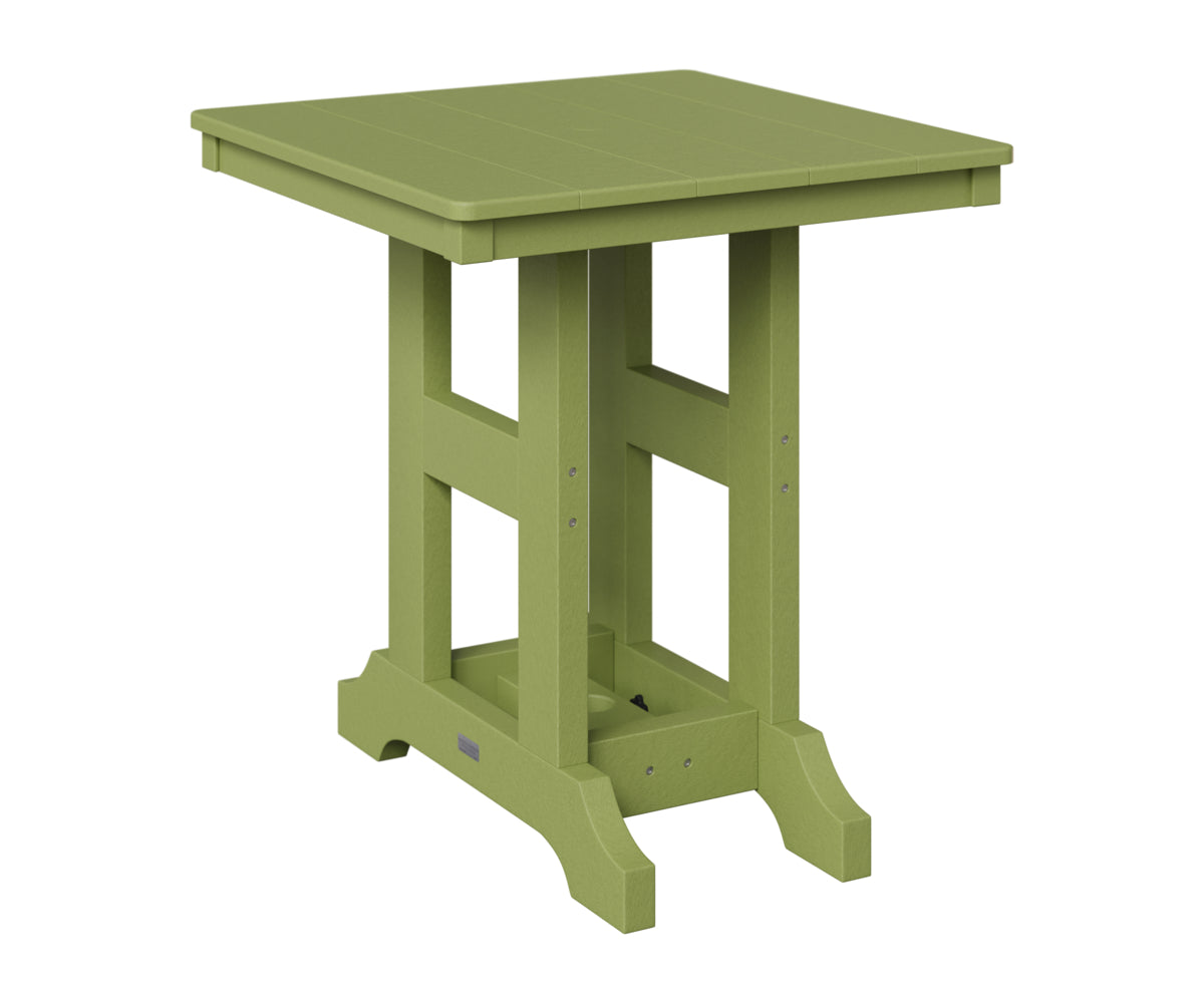 Berlin Gardens Garden Classic 28" Square Table in Kiwi Green
