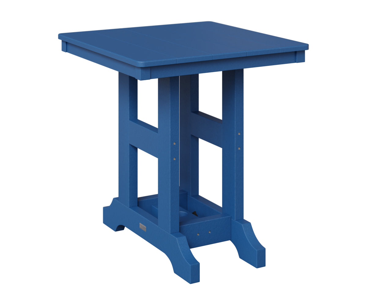 Berlin Gardens Garden Classic 28" Square Table in Pacific Blue