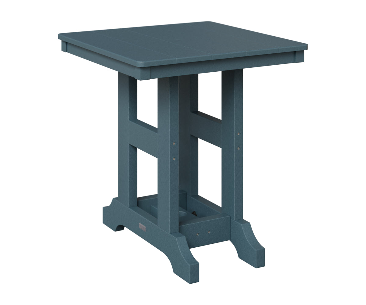 Berlin Gardens Garden Classic 28" Square Table in Slate