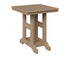 Berlin Gardens Garden Classic 28" Square Table in Weatherwood